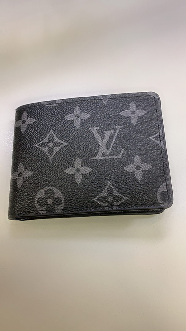 Carteira Masculina Monogram Lv Preta Vs Graffite Louis Vuitton Lv Couro Top  Premium Desenhado Promoção