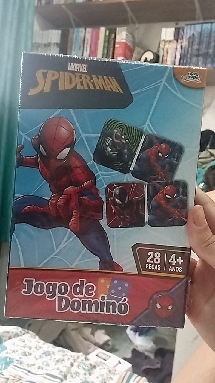 Jogo De Dominó Homem Aranha 28 Peças Infantil Educativo - Dupari