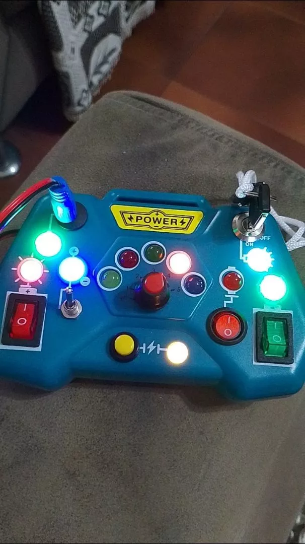 Brinquedo Controle Sensorial Com Luz