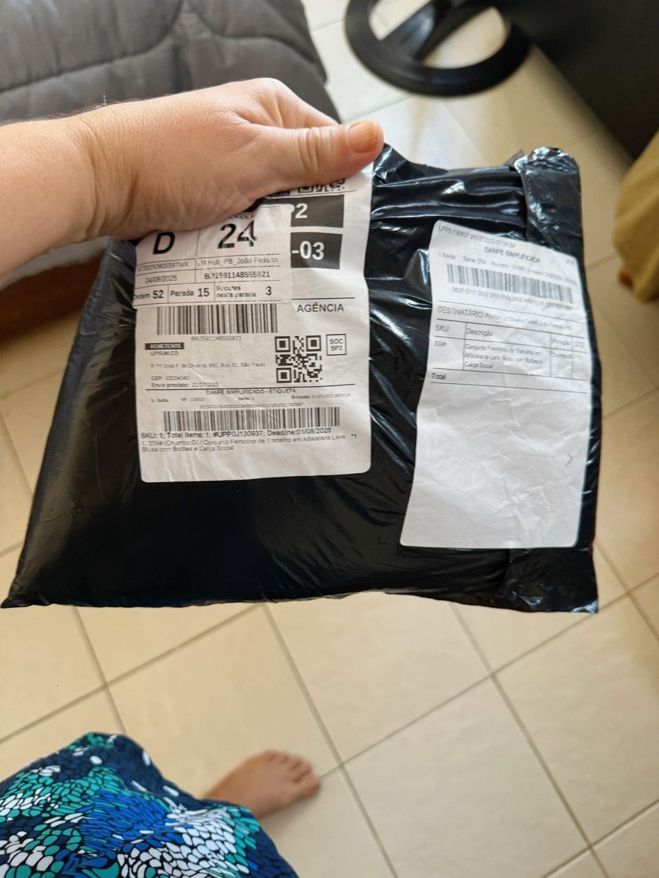 Foto da avaliação