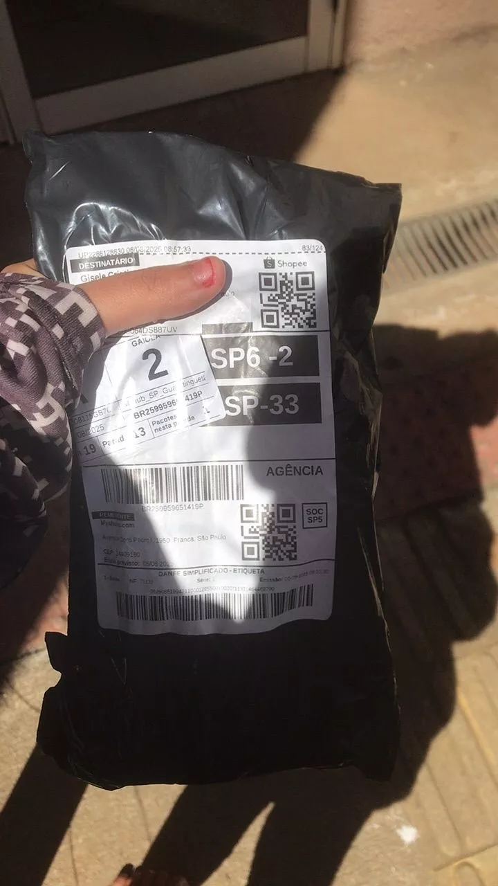 Foto de cliente - chegou