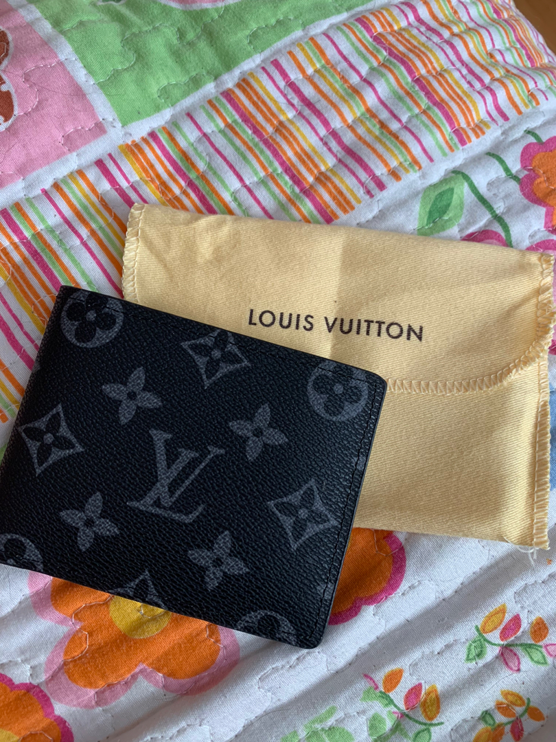 Carteira Masculina Monogram Lv Preta Vs Graffite Louis Vuitton Lv Couro Top  Premium Desenhado Promoção