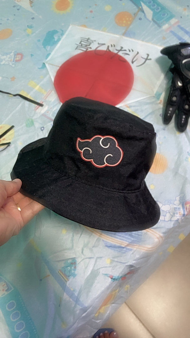 Bone Chapeu Bucket Hat Naruto Akatsuki Nuvem - Corre Que Ta Baratinho