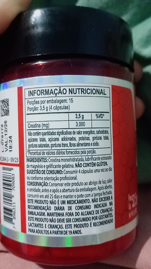 Tabela Nutricional
