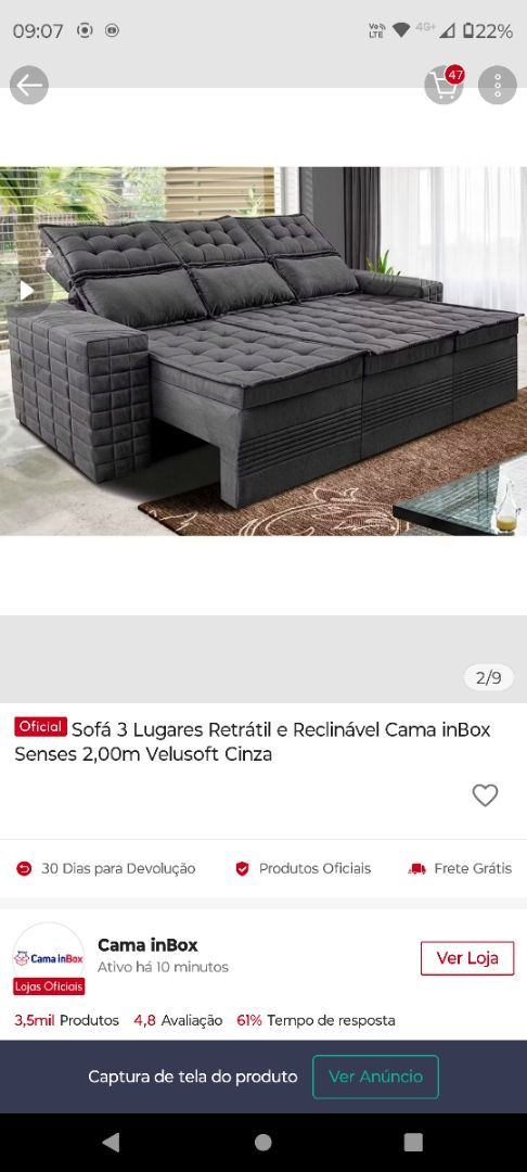 Mídia da avaliação