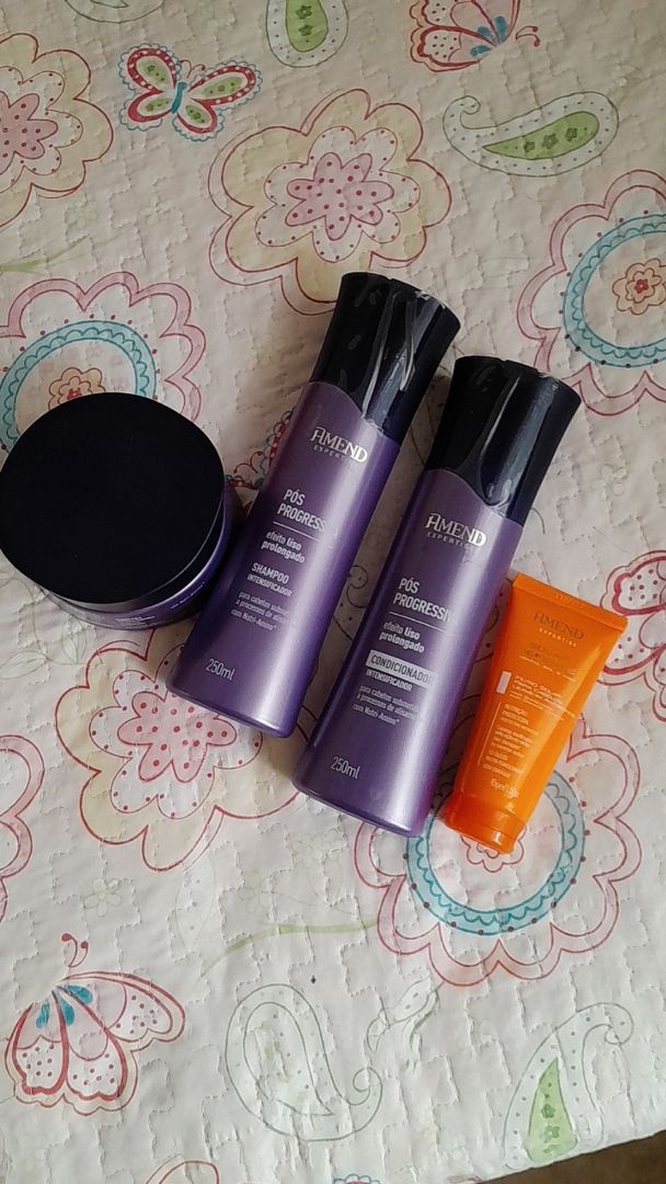 Kit Shampoo + Condicionador + Máscara Pós Progressiva Amend