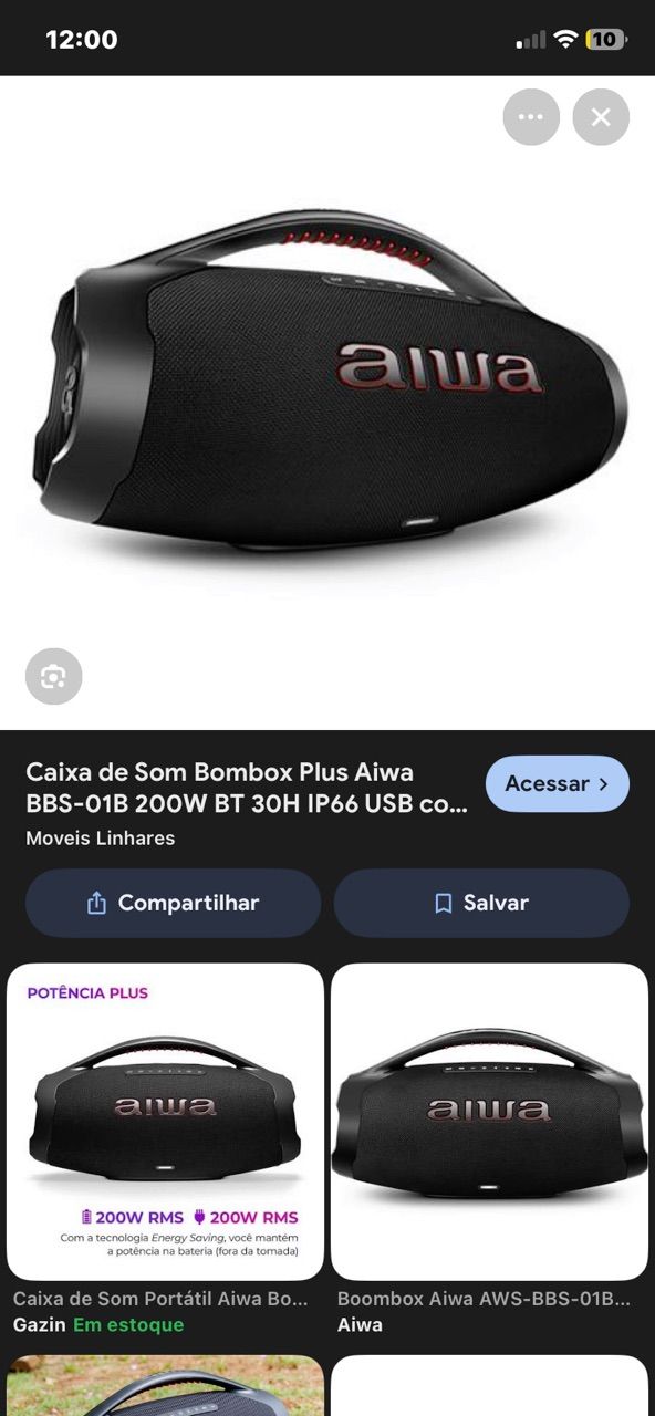 Mídia da avaliação