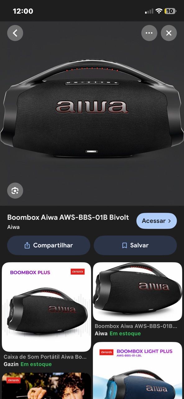 Mídia da avaliação