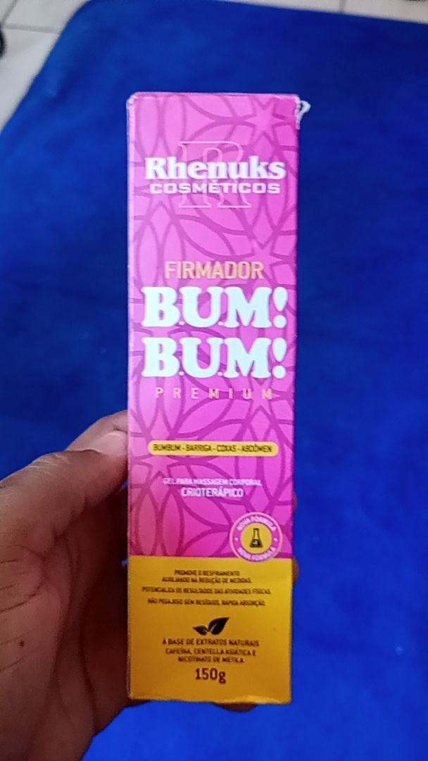 Gel firmador corporal Rhenuks Bum Bum Premium 150g Crioterápico