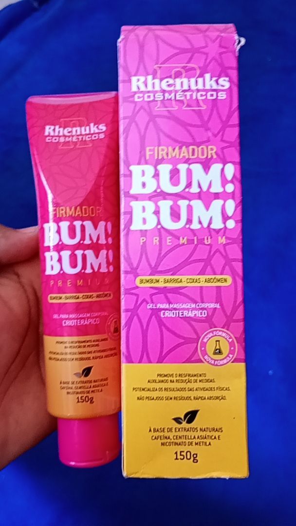 Gel firmador corporal Rhenuks Bum Bum Premium 150g Crioterápico