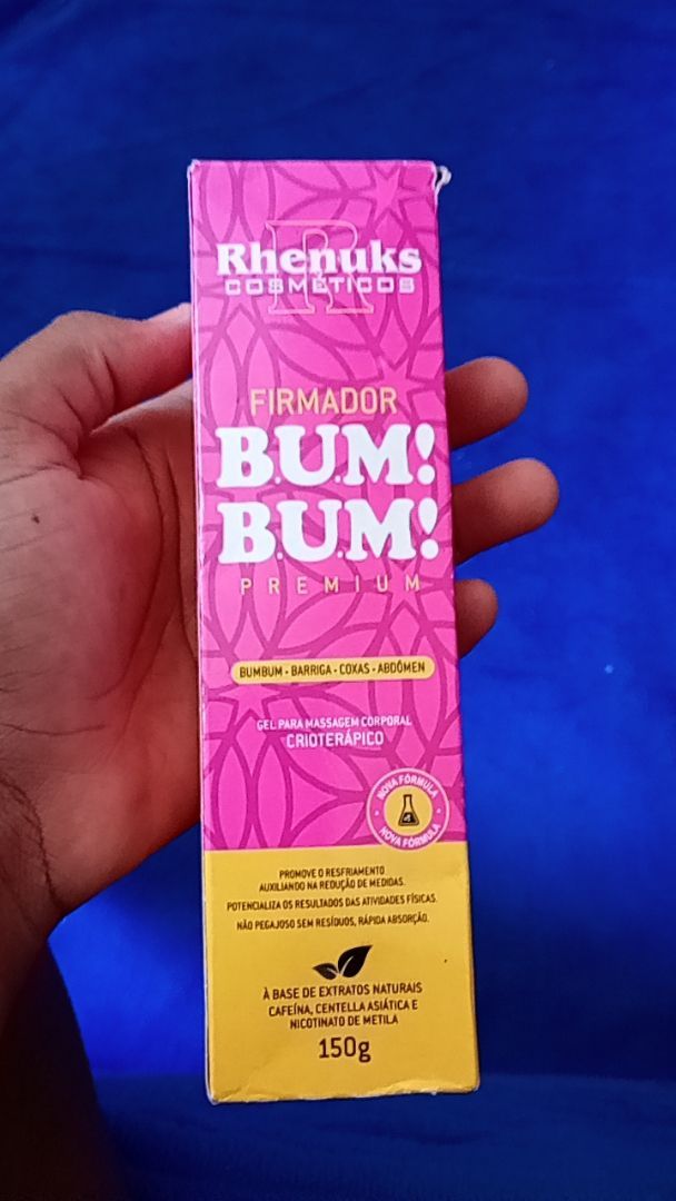 Gel firmador corporal Rhenuks Bum Bum Premium 150g Crioterápico
