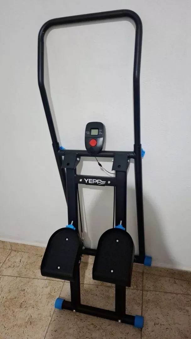 Avaliação de cliente usando o simulador de escada