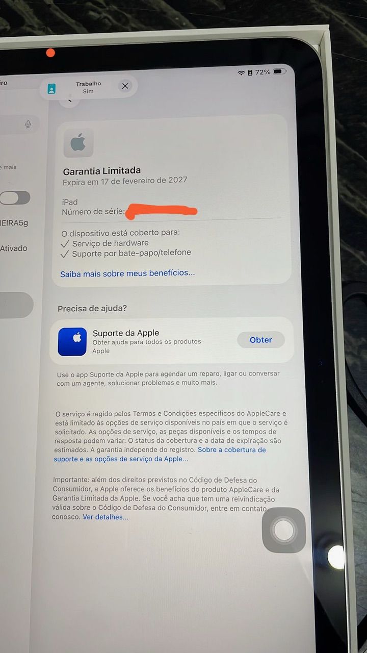 Foto da avaliação