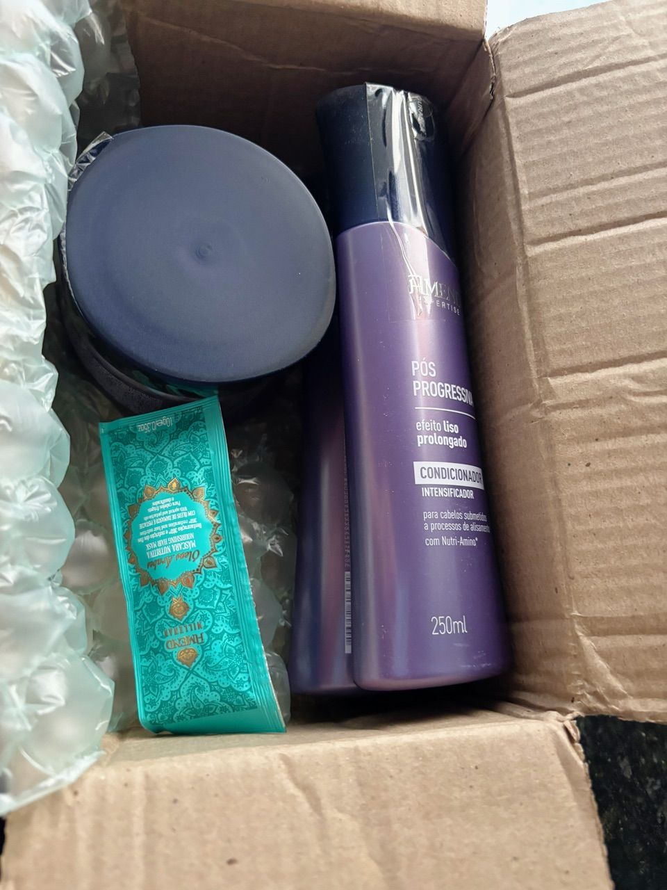 Kit Shampoo + Condicionador + Máscara Pós Progressiva Amend