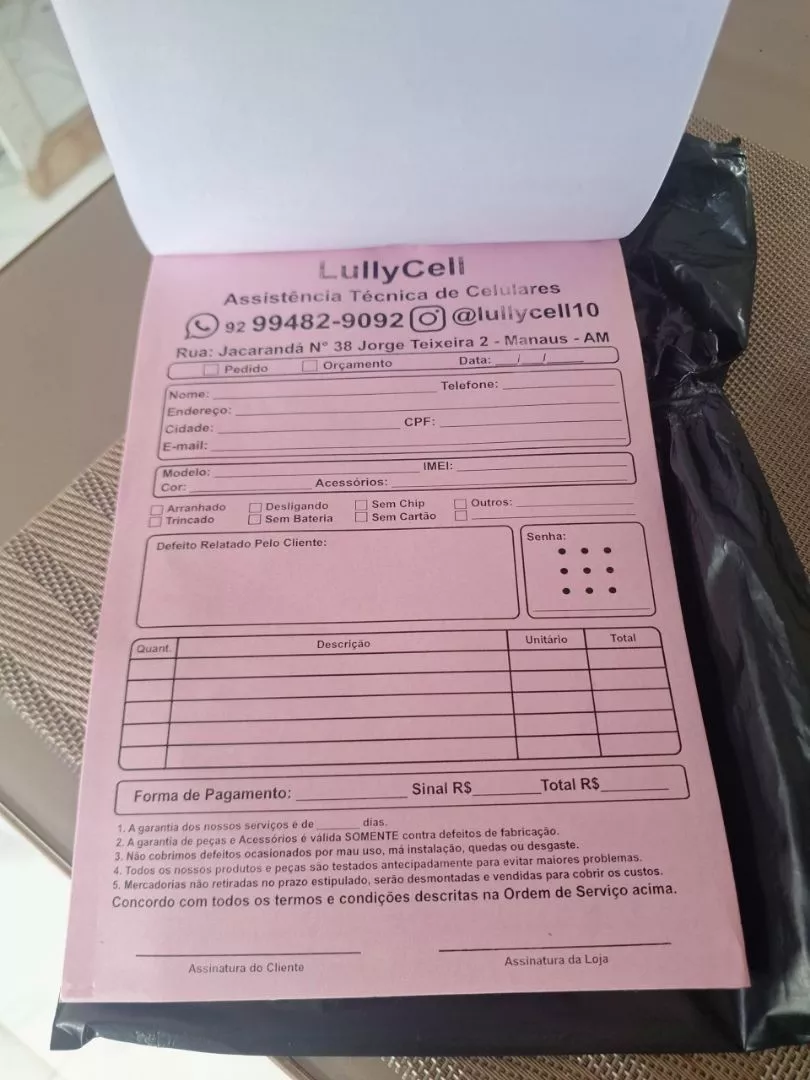 Foto da avaliação