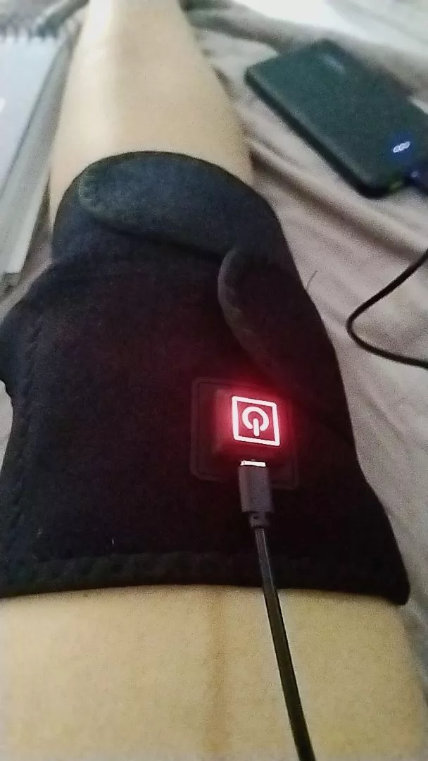 Opinión de cliente sobre Rodillera de Calor USB