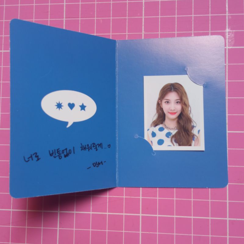 Woo!Ah! Photocard Kpop oficial wooah Photocards Qurious Wish Lucy