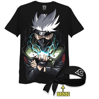 Camisa Camiseta Full 3d Desenho Nuvem Anime - Preto