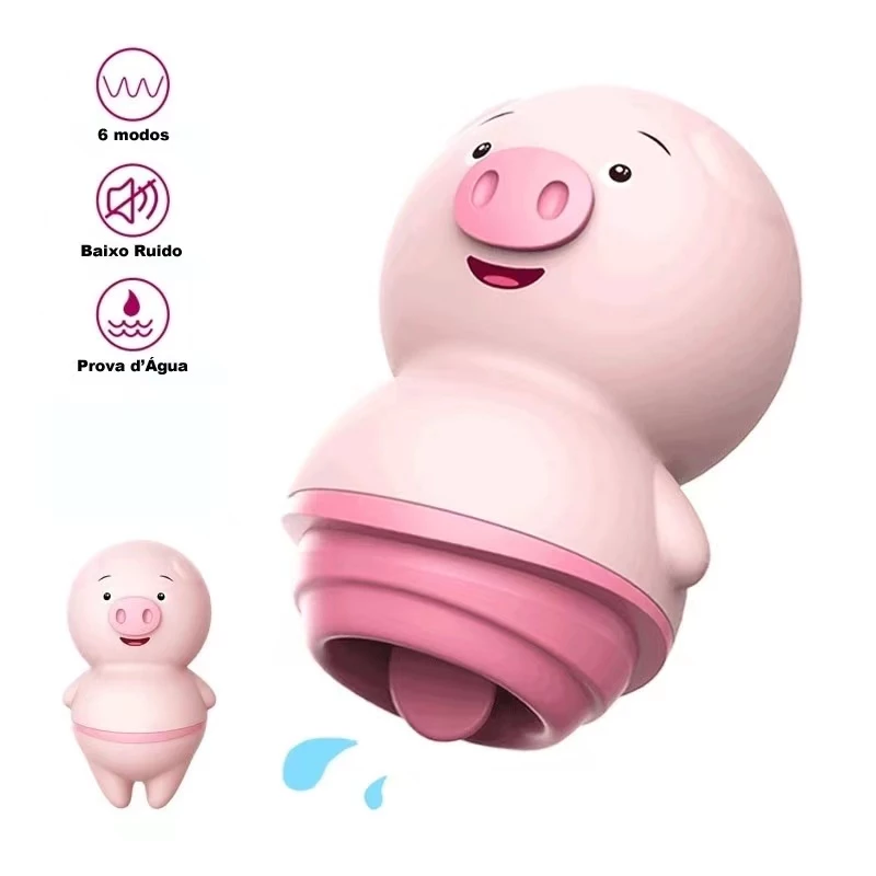 Vibrador de Língua Oral-Play Original - Viral das Redes Sociais