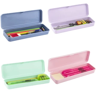 Organizador Mesa Estojo Plástico Multiuso Cores Pastel em Oferta na Shopee