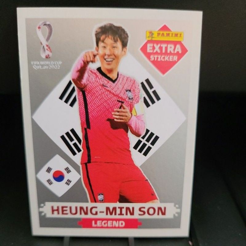 Figurinha Copa Do Mundo Qtar 2022 Heung Min Son Legend Prata