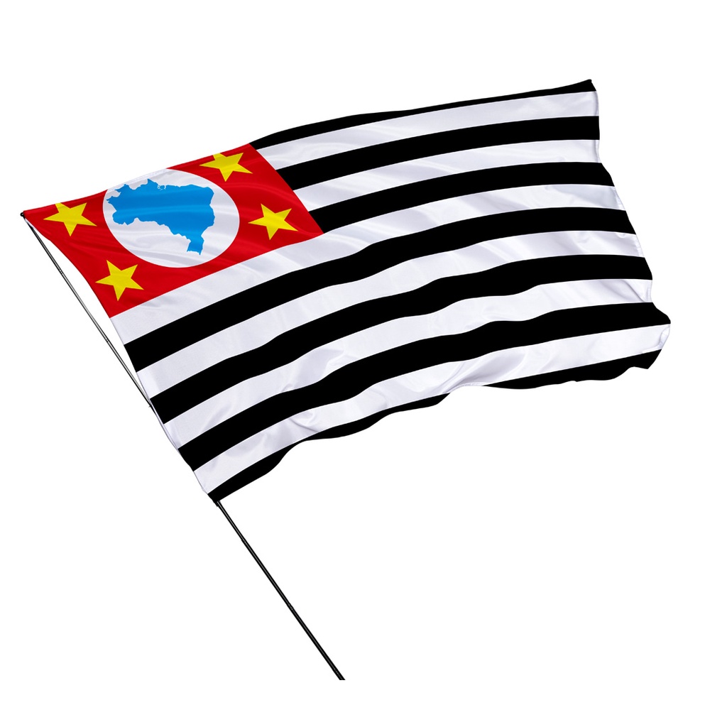 Bandeira De São Paulo Costura em Overloque