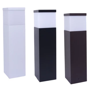 Poste Balizador 30 Cm Alumínio Chão Jardim Piso Solo Deck