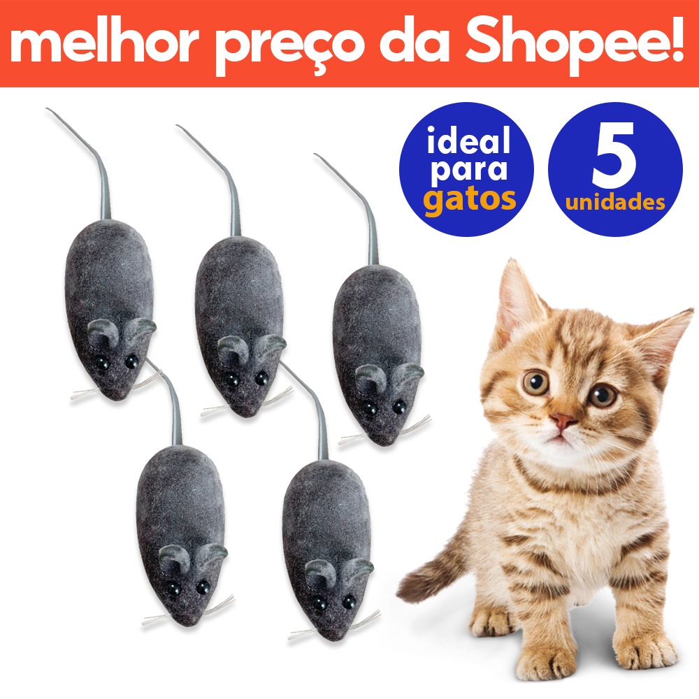 Brinquedo Ratinho Real Club Pet Unidade – Agropet