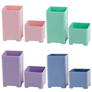 Organizador Mesa Cores Pastel Escritorio Multiuso Porta Canetas em Oferta na Shopee