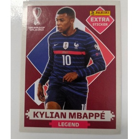 Figurinha Kylian Mbappé Bordo Panini