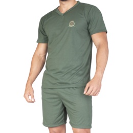 Pijama Masculino de Calor em malha Premium Conjunto de verão