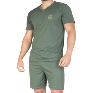 Pijama Masculino de Calor em malha Premium Conjunto de verão em Oferta na Shopee