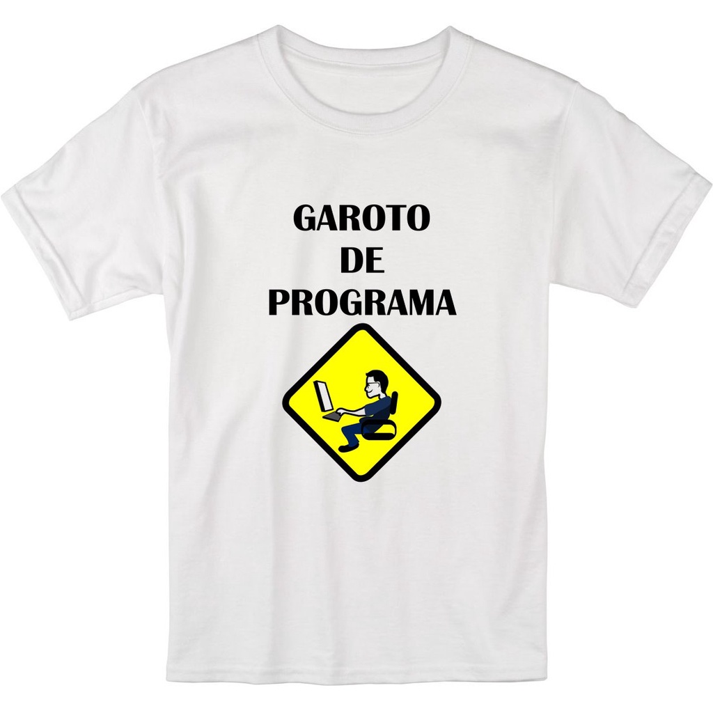 Camiseta Blusa Programação, TI, Programador, Garoto de Programa Nerd Geek 01