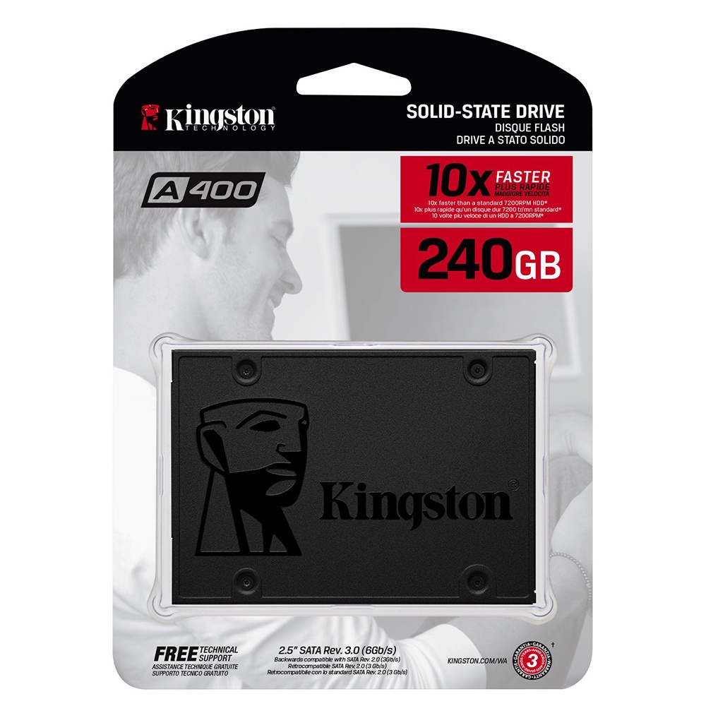 SSD KINGSTON 240GB 2,5 SATA 3 - SA400S37240G | Shopee Brasil