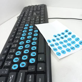 adesivo de Libras para teclado Língua Brasileira de Sinais para teclado