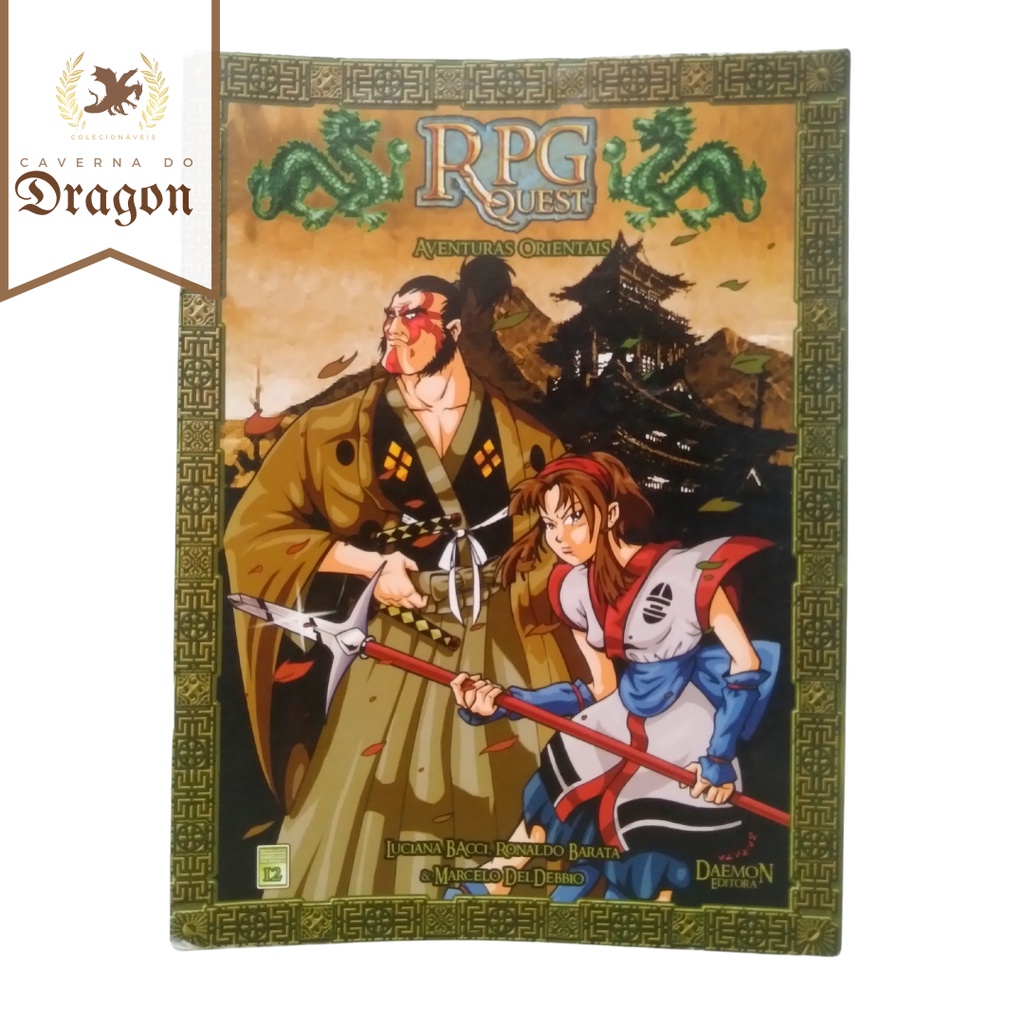 Livro de RPG Quest Aventuras Orientais | Shopee Brasil