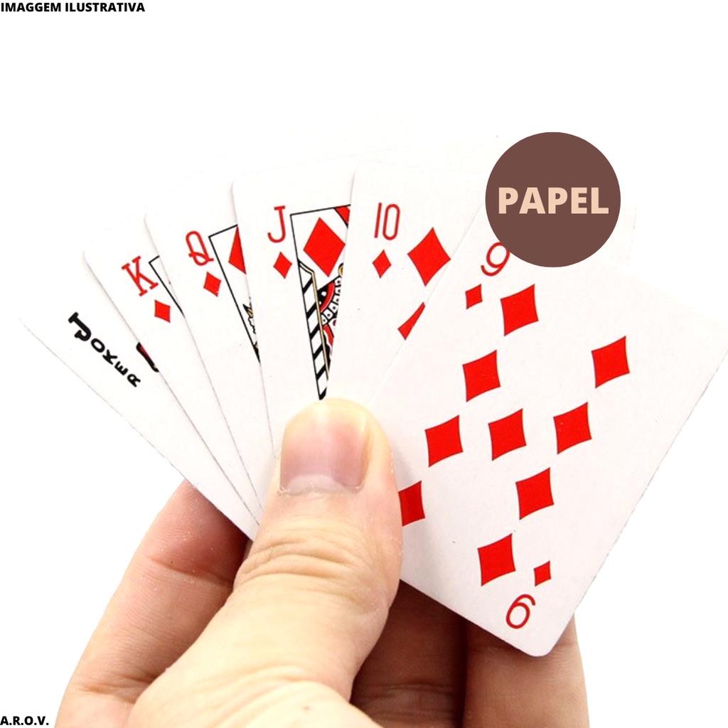 Jogo de Cartas Baralho Duplo Bilíngue