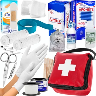 Kit De Primeiros Socorros Sobrevivência Pronto Para Usar Completo Carro Camping Viagem Etc Qualidade