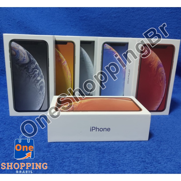 CAIXA IPHONE XR - ACOMPANHA MANUAL + CHAVE CHIP