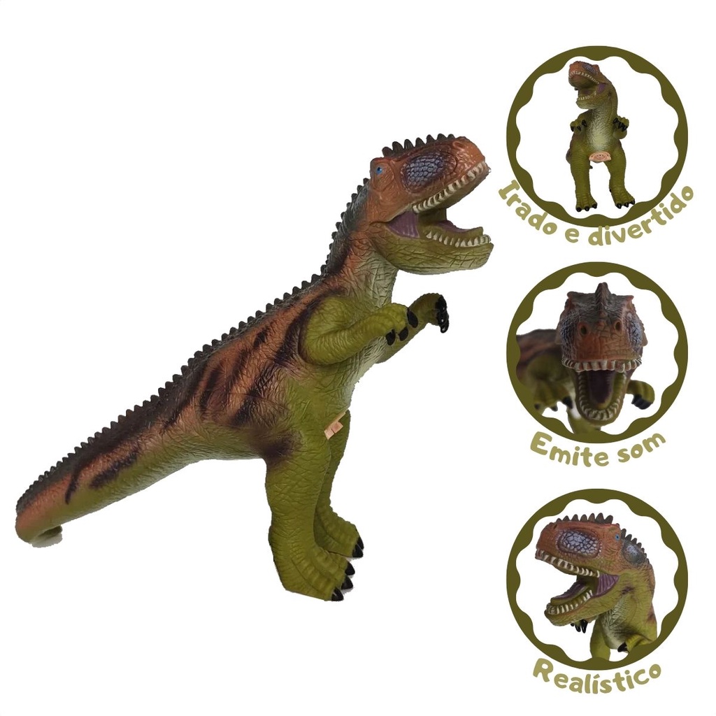 Dinossauro T-Rex Sonoro - Bbr Toys