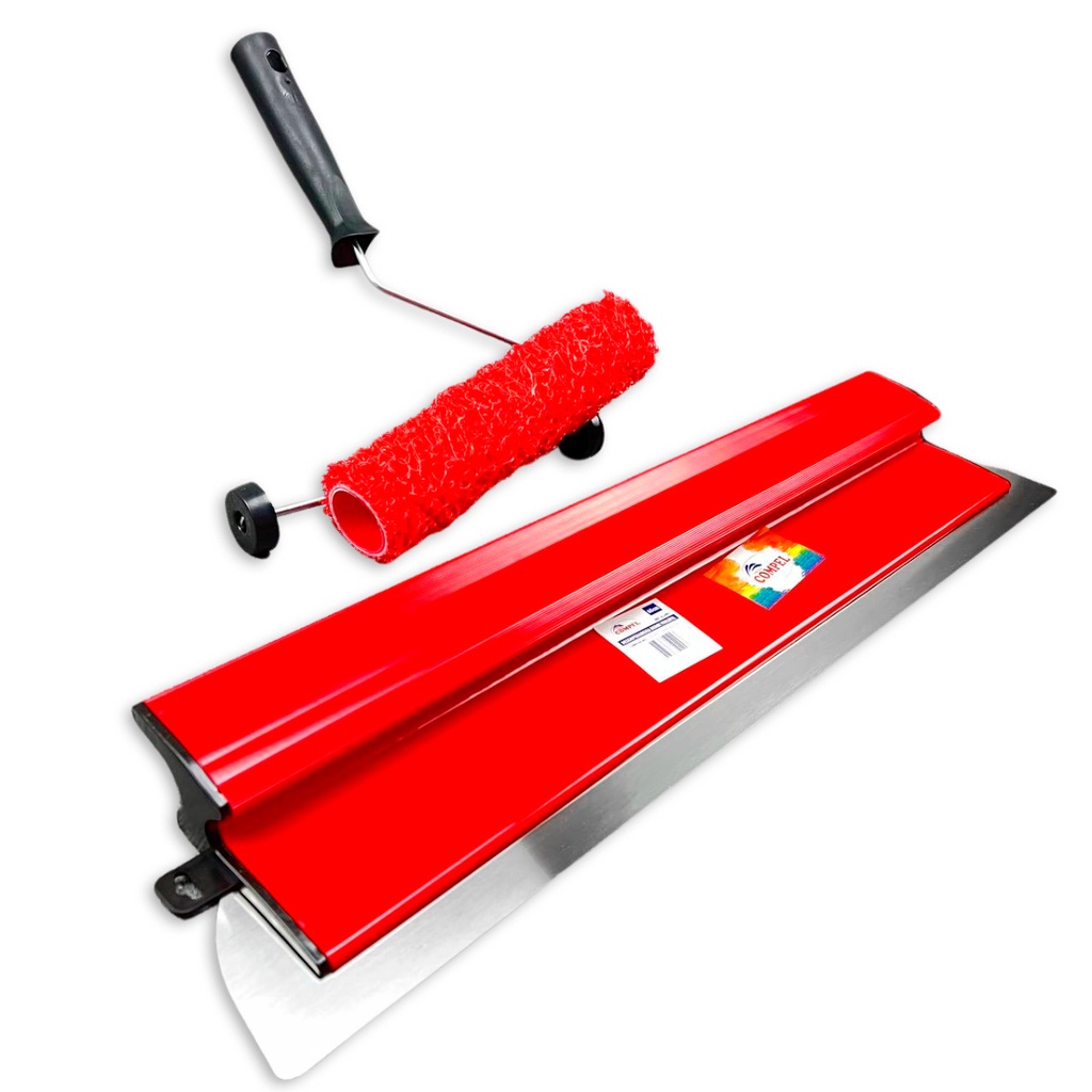 Desempenadeira Berox Aço Inox 60cm Compel + Rolo Cabelinho De Anjo 23cm ...