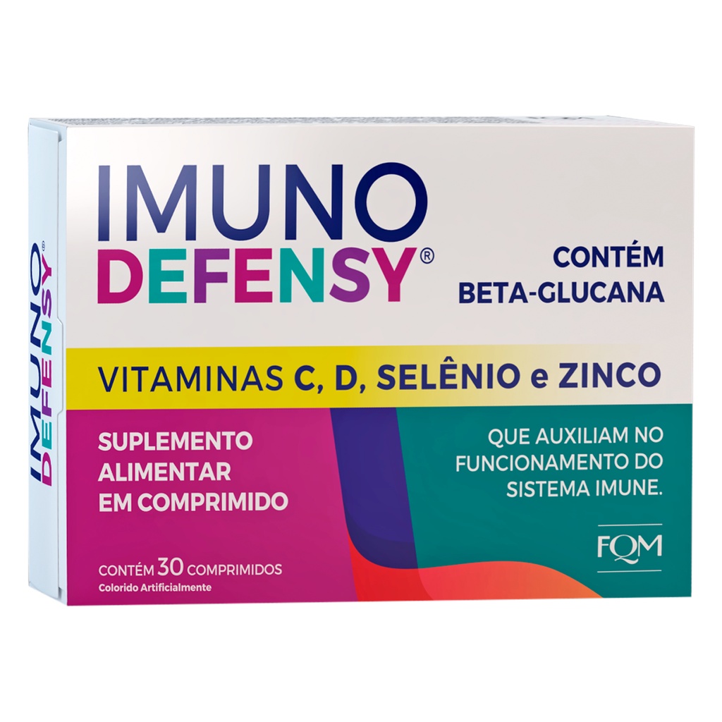 Imuno Defensy Vitaminas c, d, Selenio e Zinco 30 Comprimidos no Shoptime