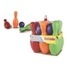 Jogo de Boliche Infantil - Bolichão - Colorido - Líder Brinquedos