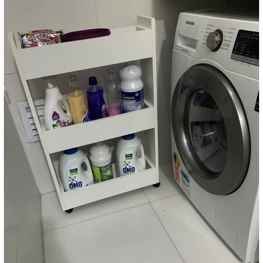 Organizador de Lavanderia Multiuso Lateral. | Shopee Brasil