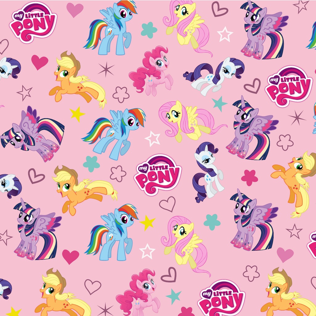 Tecido Microfibra TACTEL Estampa Digital - My Litte Pony
