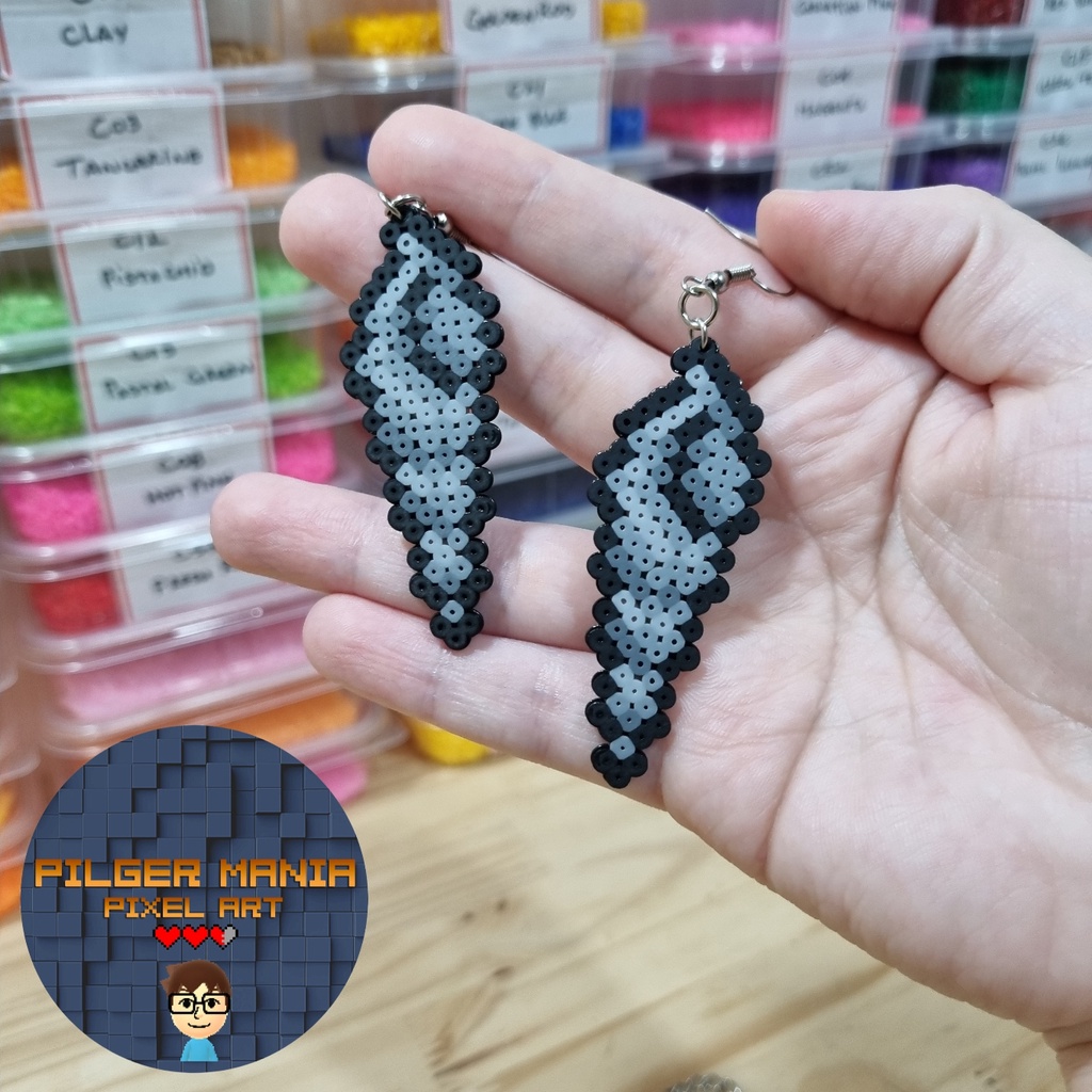 Chaveiro Imã Brincos Colar Pingente De Fantasma Nulo Stardew Valley Hama Beads Perler