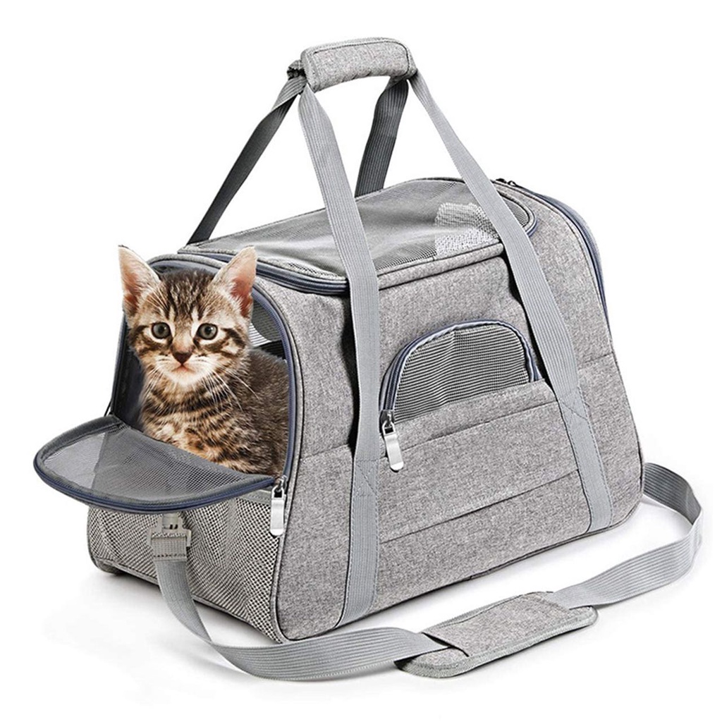Bolsa Mala De Viagem Para Pet Transporte Aéreo De Cães E Gatos