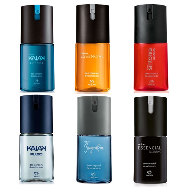 Colônia Spray Desodorante Deo Corporal Masculino Natura