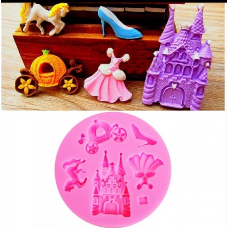 Mini Princess Silicone Mold, Molde de Mini Princesas, Silicone Mold, Molde  de Silicone GM-8-3