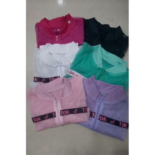 Jaqueta Bomber Tik Tok em Tule Infantil do 2 ao 16